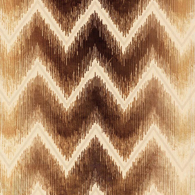 Shock Wave Sand & Sable 54861 by Schumacher Designer Fabric 125Th Anniversary 25.25" - Swanky Fabrics -