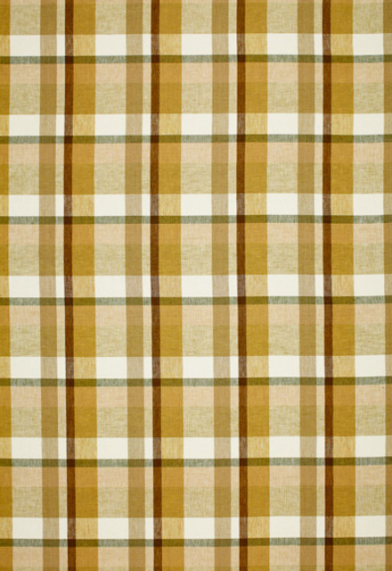 Augusta Linen Plaid Sand Dune 3484001 by Schumacher Designer Fabric Chroma 100% Linen Martindale 16,000 Horizontal: 7 and Vertical: 6.875 54 - Swanky Fabrics -