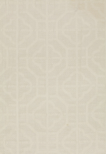 Crossbridge Casement Ivory 2643590 by Schumacher Designer Fabric - 51% Cotton, 49% Linen - Horizontal: 6.875 and Vertical: 6.625 53 - Swanky Fabrics -