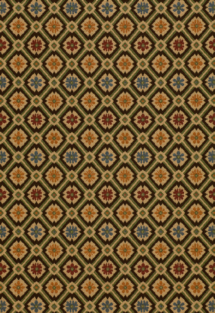 Savonnerie Tapestry Mallard 25301 by Schumacher Designer Fabric - 94% Cotton, 6% Spun Wyzenbeek 30,000 Horizontal: 5.875 and Vertical: 6.25 59 - Swanky Fabrics -