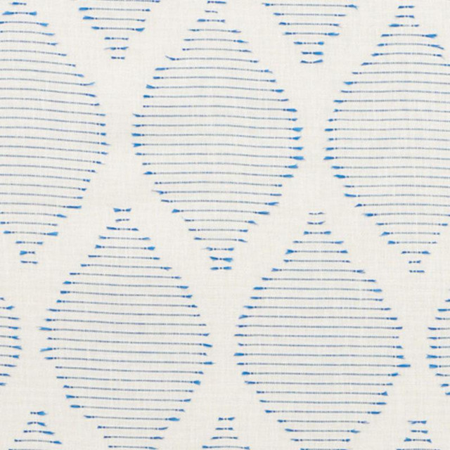 Dream Weaver Embroidered Sheer Marine 54833 by Schumacher Designer Fabric Modern Wovens 5.0" - Swanky Fabrics -