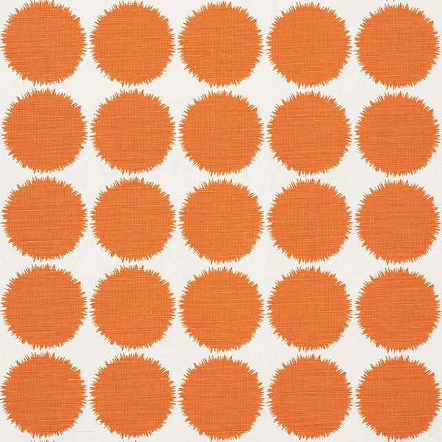 Fuzz Orange 177092 by Schumacher Designer Fabric Studio Bon 3.75" - Swanky Fabrics -