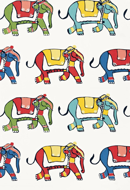 Parade Multi 174890 by Schumacher Designer Fabric COLLECTION-NAME-TBA-174890 100% Cotton - Horizontal: 26 and Vertical: 20 52 - Swanky Fabrics -