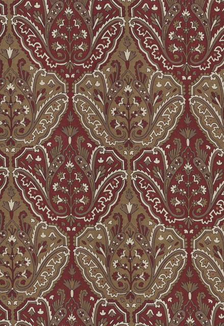 Maharajah Crewel Embroidery Pompeii 64811 by Schumacher Designer Fabric COLLECTION-NAME-TBA-64810 70% Wool, 30% Cotton Martindale 10,000 Horizontal: 24.5 and Vertical: 32.25 50 - Swanky Fabrics -