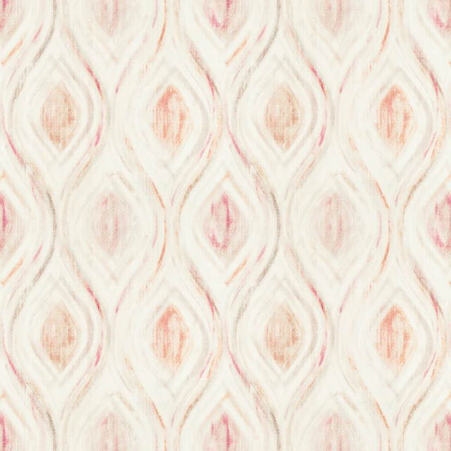 Rissana 1 Rosewood by Stout Designer Fabric Rainbow Library Blush/Sorbet 100% Cotton INDIA CATB 117-2013 WYZENBEEK 10 000 DOUBLE RUB WEAR TEST (MEDIUM DUTY) Horizontal: 13.75 and Vertical: 13.5 54 in - Swanky Fabrics -