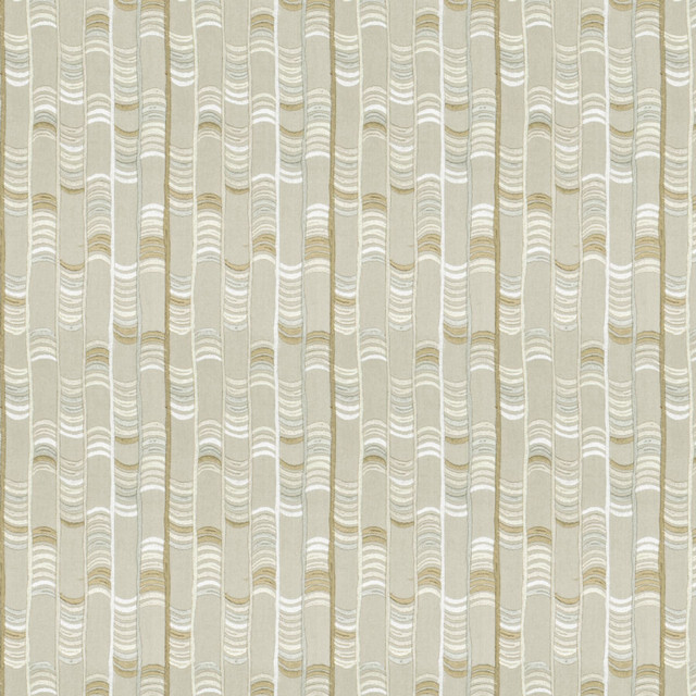 Hitherto 2 Natural by Stout Designer Fabric Rainbow Library Toast/Driftwood 100% Cotton Embroidery INDIA Horizontal: 12.875 and Vertical: 6.375 51.87 in - Swanky Fabrics -