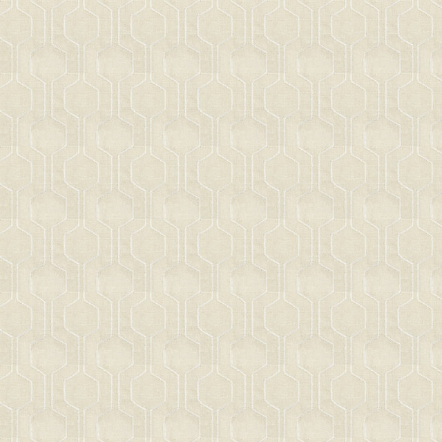 Mongo 1 Buff by Stout Designer Fabric Color My Window Oatmeal/Parchment 98% Polyester 2% Nylon Embroidery CHINA FLAME RETARDANT-U.F.A.C. CLASS 1 (OR A) Horizontal: 4.125 and Vertical: 4.5 50.5 in - Swanky Fabrics -