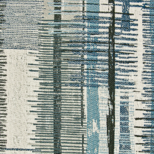 Onward 3 Denim by Stout Designer Fabric Freedom Performance 100% Polyester CHINA WYZENBEEK 18 000 DOUBLE RUB WEAR TEST (HEAVY DUTY) CATB 117-2013 Horizontal: 14.5 and Vertical: 8.875 54 in - Swanky Fabrics -