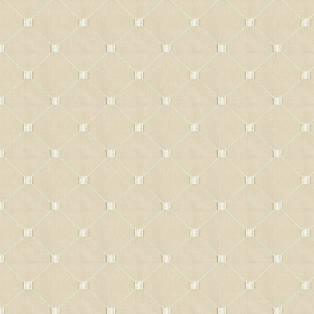 Buckingham 2 Sandune by Stout Designer Fabric Color My Window Oatmeal/Parchment 50% Cotton 50% Polyester Polyester Embroidery INDIA FLAME RETARDANT-U.F.A.C. CLASS 1 (OR A) Horizontal: 0 and Vertical: 0 52 in - Swanky Fabrics -