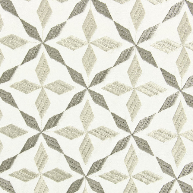 Nicole 2 Mushroom by Stout Designer Fabric Comfortable Living Smoke/Cinder 59% Cotton 41% Polyester Polyester Embroidery INDIA FLAME RETARDANT-U.F.A.C. CLASS 1 (OR A) Horizontal: 3.125 and Vertical: 3 52 in - Swanky Fabrics -