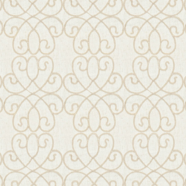 Biddle 1 Linen by Stout Designer Fabric Color My Window Oatmeal/Parchment 50% Polyester 40% Cotton 10% Linen CHINA Horizontal: 9 and Vertical: 11.5 53 in - Swanky Fabrics -