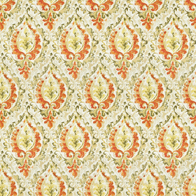 Lola 1 Curry by Stout Designer Fabric Rainbow Library Mango/Cayenne 100% Cotton TURKMENISTAN FLAME RETARDANT-U.F.A.C. CLASS 1 (OR A) FLAME RETARDANT-N.F.P.A. 260A CLASS 1 CATB 117-2013 WYZENBEEK 15 000 DOUBLE RUB WEAR TEST (HEAVY DUTY) Horizontal: 6.75 and Vertical: 13.5 54 in - Swanky Fabrics -