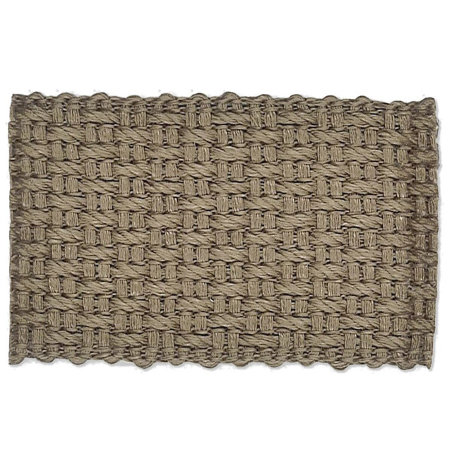 Marden 3 Truffle by Stout Designer Trim New World Tapes & Borders 100% Linen ITALY Horizontal: 0 and Vertical: 0 1.63 in - Swanky Fabrics -