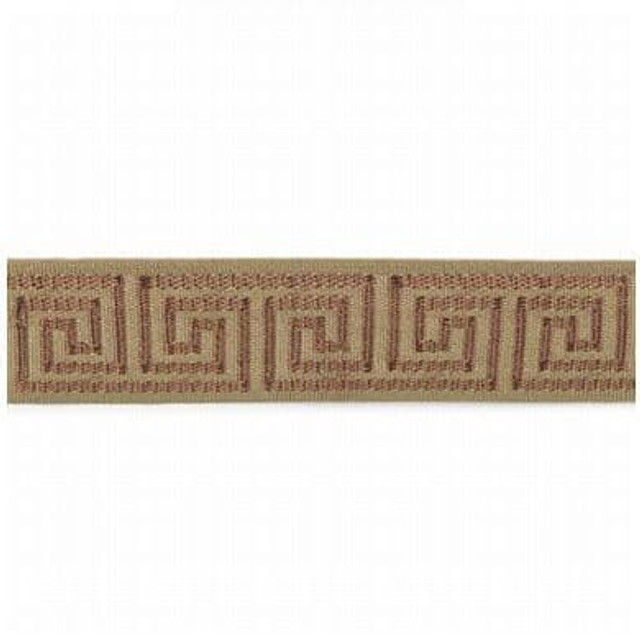 Oldworld 1 Spice by Stout Designer Trim REFLECTIONS TRIM 100%SVI CHINA </p><p>Repeat: 0 1.38 in - Swanky Fabrics -