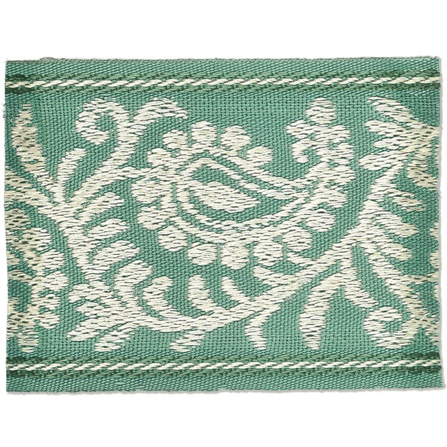 Recite 5 Glacier by Stout Designer Trim Harmony Trim 58% Polyester 42% Spun Viscose CHINA Horizontal: 0 and Vertical: 0 3 in - Swanky Fabrics -