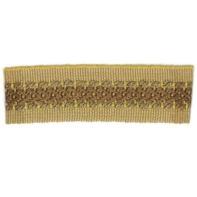 Potter 29 Fawn by Stout Designer Trim Art Of Design Trim-2 Tapes 100% Spun Viscose CHINA Horizontal: 0 and Vertical: 0 1 in - Swanky Fabrics -