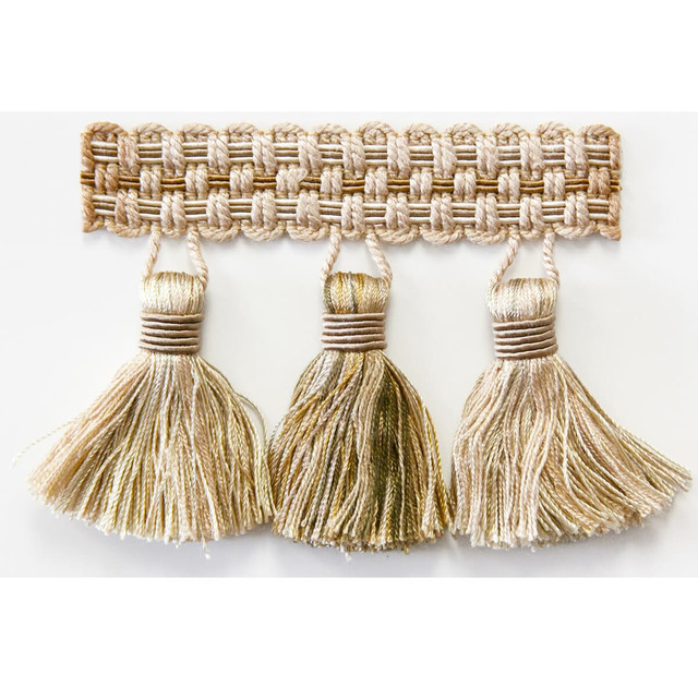 Sponsor 25 Jute by Stout Designer Trim Art Of Design Trim-2 Tassel Fringe 100% Spun Viscose CHINA Horizontal: 0 and Vertical: 0 3 in - Swanky Fabrics -