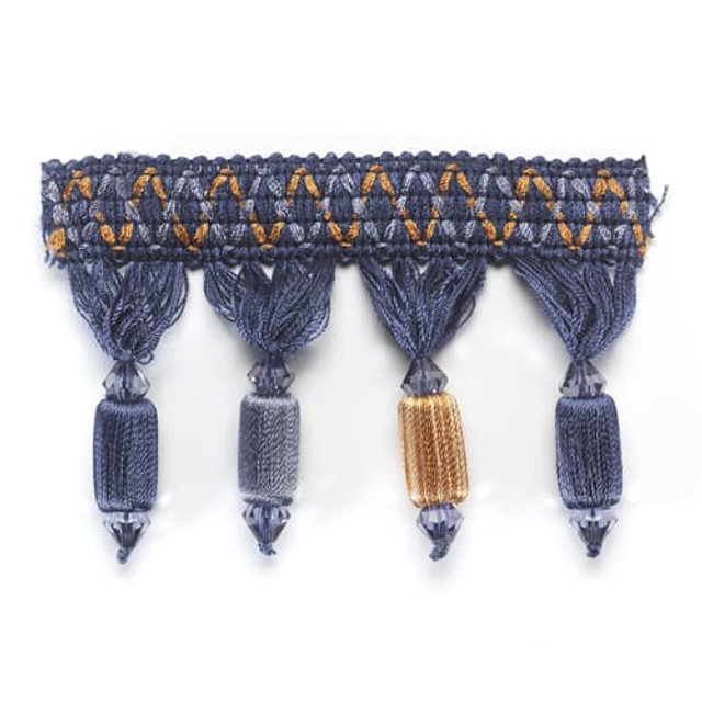 Grinnell 5 Cadet by Stout Designer Trim MONACO TRIM 80%SVI 20%ACR CHINA </p><p>Repeat: 0 3.25 in - Swanky Fabrics -