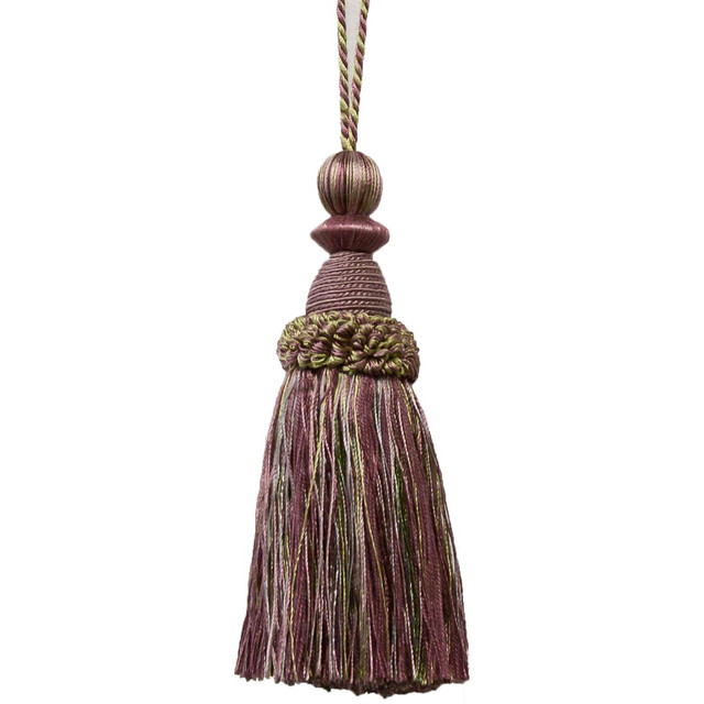 Battersea 26 Lilac by Stout Designer Trim Art Of Design Trim-2 Tassel Fringe 100% Spun Viscose CHINA Horizontal: 0 and Vertical: 0 5.5 in - Swanky Fabrics -