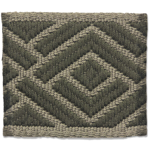 Bacall 2 Charcoal by Stout Designer Trim New World Tapes & Borders 100% Spun Viscose FRANCE Horizontal: 3 and Vertical: 0 3 in - Swanky Fabrics -