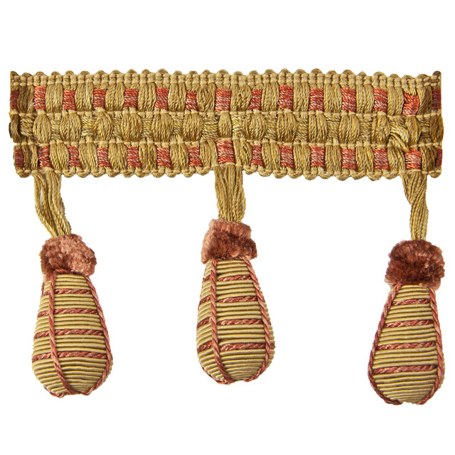 Napoleon 1 Nutmeg by Stout Designer Trim Opus Ii Trim 100% Spun Viscose CHINA Horizontal: 0 and Vertical: 0 3 in - Swanky Fabrics -