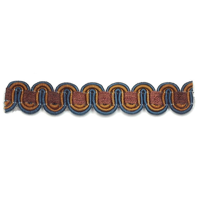Lexington 18 Fiesta by Stout Designer Trim Art Of Design Trim-2 Tapes 100% Spun Viscose CHINA Horizontal: 0 and Vertical: 0 0.38 in - Swanky Fabrics -
