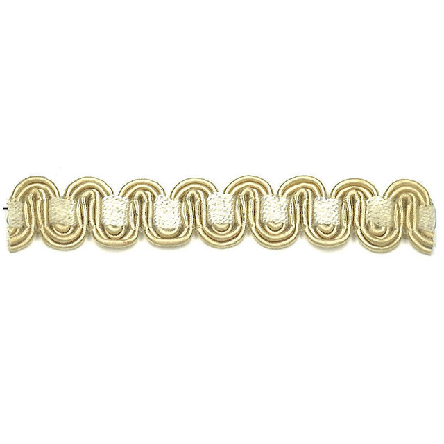 Lexington 31 Ivory by Stout Designer Trim Art Of Design Trim-2 Tapes 100% Spun Viscose CHINA Horizontal: 0 and Vertical: 0 0.38 in - Swanky Fabrics -