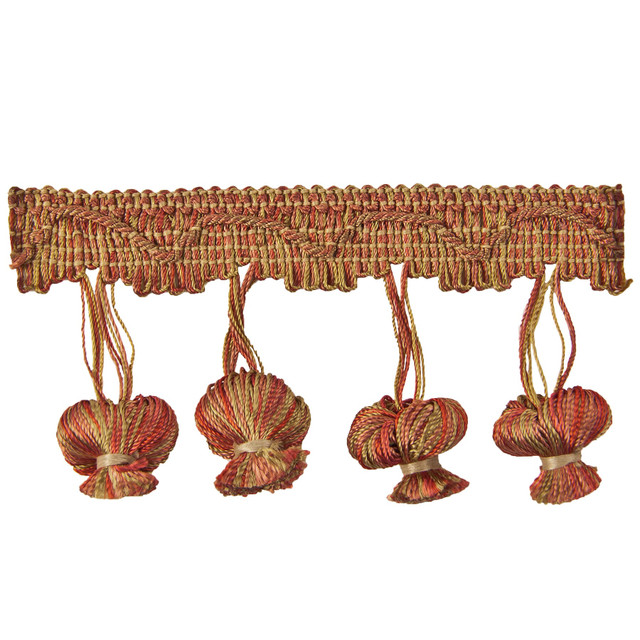 Gibralter 1 Nutmeg by Stout Designer Trim Opus Ii Trim 100% Spun Viscose CHINA Horizontal: 0 and Vertical: 0 2 in - Swanky Fabrics -