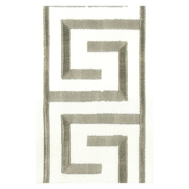 Pharoah 4 Taupe by Stout Designer Trim Illumination Trim 100% Cotton 100% SVT INDIA Horizontal: 3 and Vertical: 0 4 in - Swanky Fabrics -