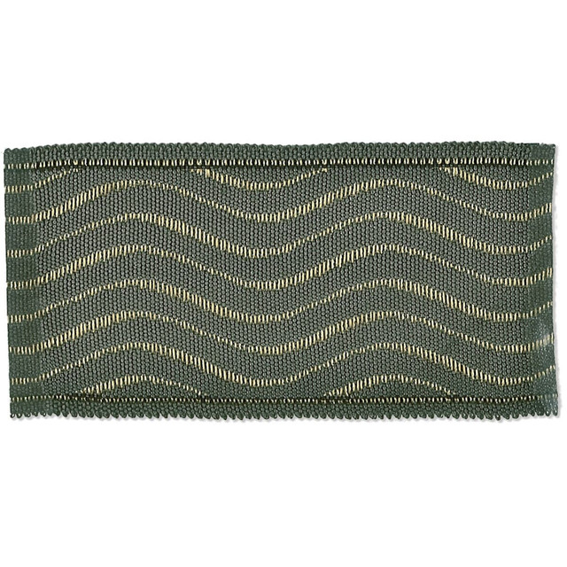 Signature 1 Granite by Stout Designer Trim New World Tapes & Borders 91% Spun Viscose 9% Metallic CHINA Horizontal: 0 and Vertical: 0 2 in - Swanky Fabrics -