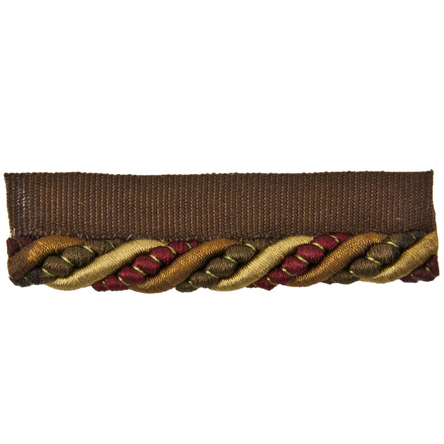 Cagliari 4 Bark by Stout Designer Trim Opus Ii Trim 56% Spun Viscose 36% Cotton 8% Polyester CHINA Horizontal: 0 and Vertical: 0 0.38 in - Swanky Fabrics -