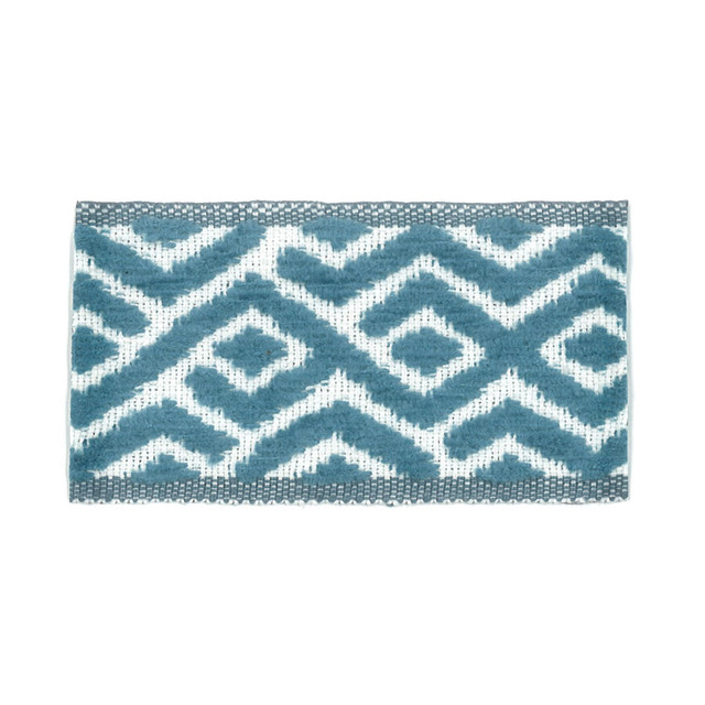 Taft 5 Porcelain by Stout Designer Trim New World Trim Volume Ii 50% Linen 30% Spun Viscose 20% Polyester ITALY Horizontal: 1 and Vertical: 0 1.88 in - Swanky Fabrics -