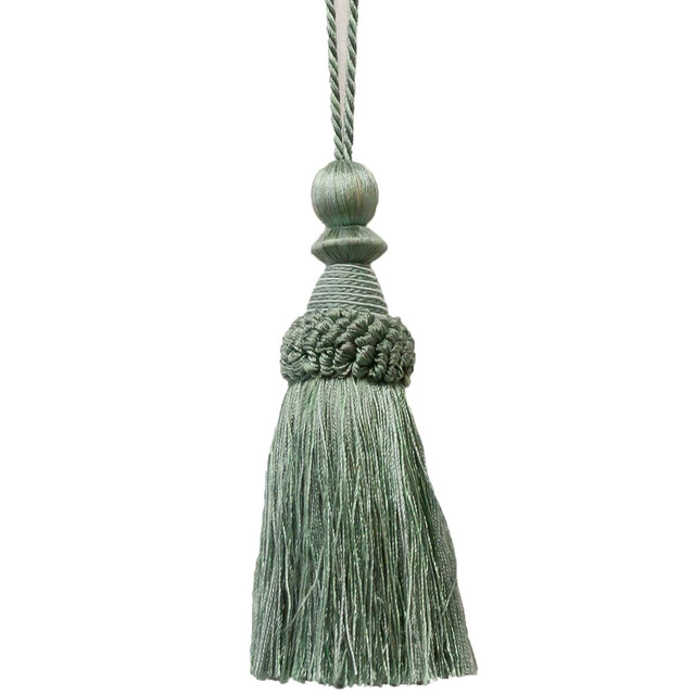 Battersea 8 Spa by Stout Designer Trim Art Of Design Trim-2 Tassel Fringe 100% Spun Viscose CHINA Horizontal: 0 and Vertical: 0 5.5 in - Swanky Fabrics -