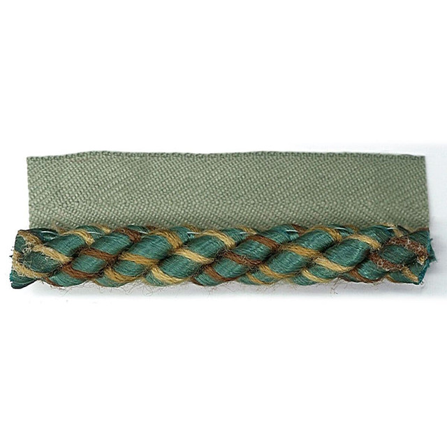 Lisette 1 Teal by Stout Designer Trim Just Cords 62% Cotton 28% Spun Viscose 10% Polyester CHINA Horizontal: 0 and Vertical: 0 0.38 in - Swanky Fabrics -