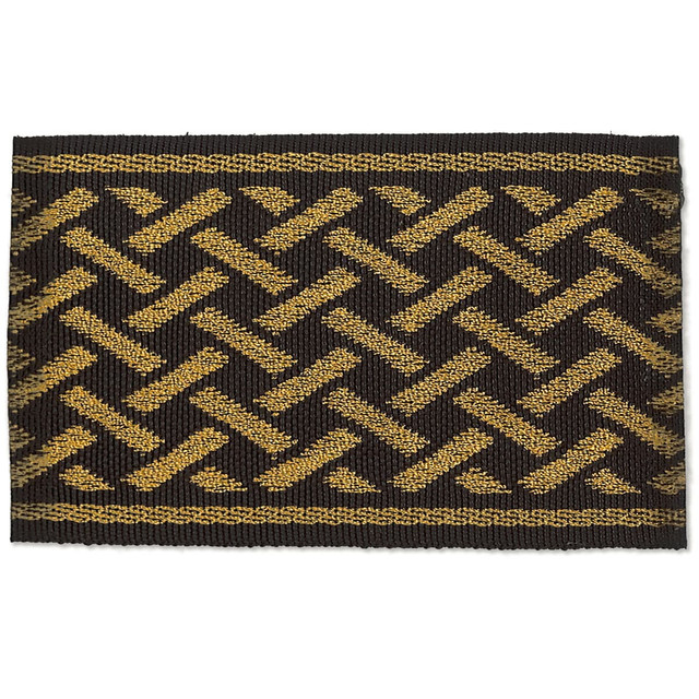 Topeka 1 Agate by Stout Designer Trim New World Tapes & Borders 100% Spun Viscose CHINA Horizontal: 0 and Vertical: 0 2.5 in - Swanky Fabrics -