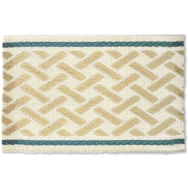 Topeka 9 Bamboo by Stout Designer Trim New World Tapes & Borders 100% Spun Viscose CHINA Horizontal: 0 and Vertical: 0 2.5 in - Swanky Fabrics -