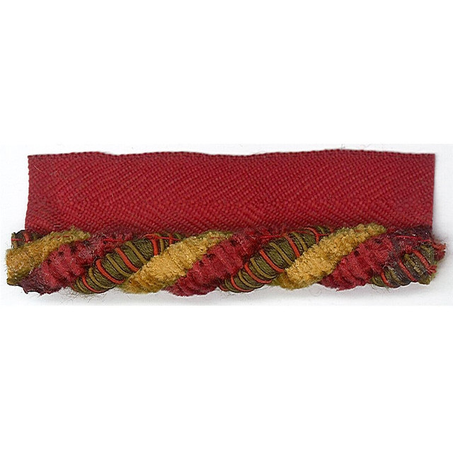 Inglewood 1 Salsa by Stout Designer Trim Just Cords 48% Spun Viscose 43% Cotton 9% Polyester CHINA Horizontal: 0 and Vertical: 0 0.38 in - Swanky Fabrics -