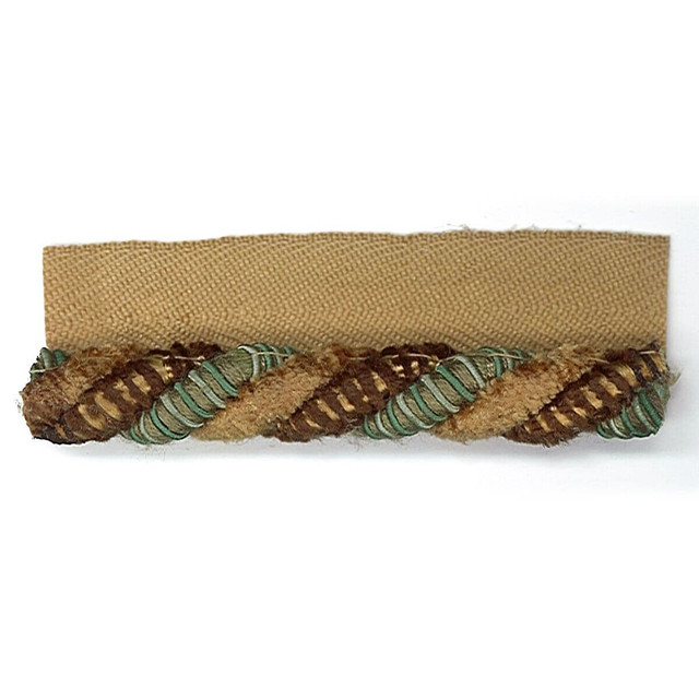 Inglewood 2 Seaglass by Stout Designer Trim Just Cords 48% Spun Viscose 43% Cotton 9% Polyester CHINA Horizontal: 0 and Vertical: 0 0.38 in - Swanky Fabrics -