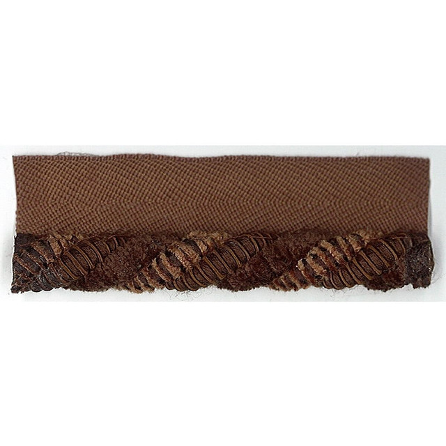 Inglewood 7 Brown by Stout Designer Trim Just Cords 48% Spun Viscose 43% Cotton 9% Polyester CHINA Horizontal: 0 and Vertical: 0 0.38 in - Swanky Fabrics -