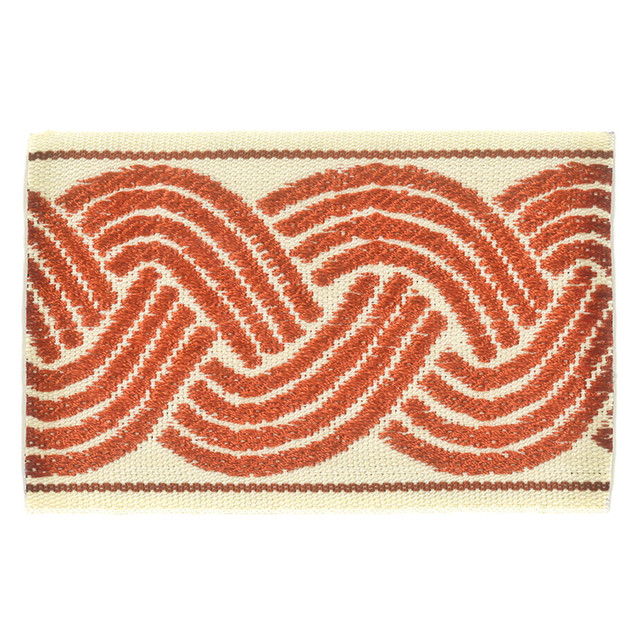 Blenheim 8 Paprika by Stout Designer Trim Insights Trim 56% Polyester 44% Spun Viscose CHINA Horizontal: 2.875 and Vertical: 0 2.63 in - Swanky Fabrics -