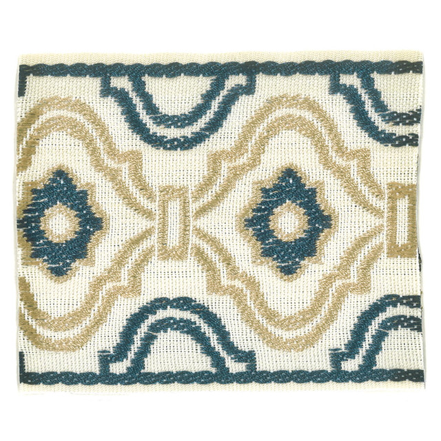 About 4 Harbor by Stout Designer Trim Insights Trim 51% Spun Viscose 49% Polyester CHINA Horizontal: 2.125 and Vertical: 0 3.38 in - Swanky Fabrics -