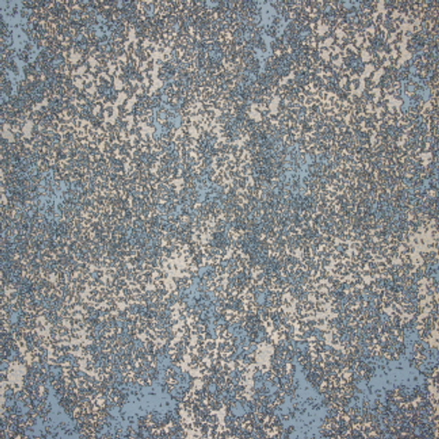 Galvanize Marine by Carole Designer Fabric Ocean Blue 100% Polyester China Passes 15,000 Double Rubs Wyzenbeek Horizontal: 14" and Vertical: 26" 55" - Swanky Fabrics -