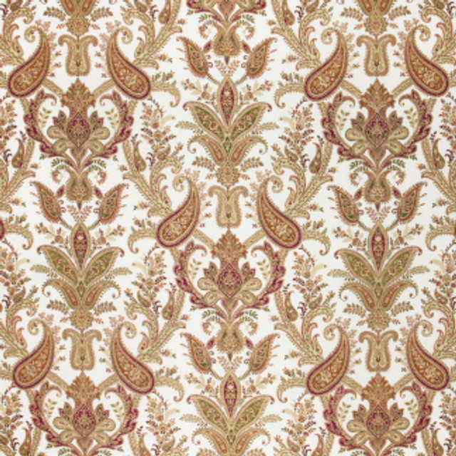 Castelle Magenta by Carole Designer Fabric Mulberry Sangria 64% Cotton, 27% Viscose, 9% Polyester India N/A Horizontal: 26 3/4" and Vertical: 26 3/4" 54" - Swanky Fabrics -