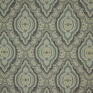 Hudson Valley Sage by Carole Designer Fabric Refined Beauty 100% Cotton-SSR South Korea Passes 15,000 Double Rubs Wyzenbeek Horizontal: 13 1/2" D and Vertical: 17 3/4" 54" - Swanky Fabrics -