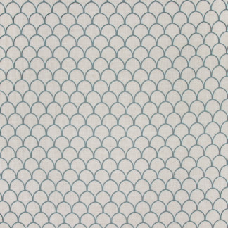 Around The Bend Spa by Carole Designer Fabric Seamist 88% Polyester, 7% Rayon, 5% Linen China Passes 60,000 Double Rubs Wyzenbeek Horizontal: 2 3/4" and Vertical: 4" 54" - Swanky Fabrics -