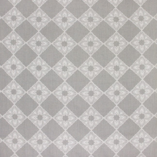 Kiss & Tell Silver by Carole Designer Fabric Looking Glass 82% Polyester, 18% Linen CHINA - Horizontal: 5 3/4" and Vertical: 5 3/4" 53" - Swanky Fabrics -