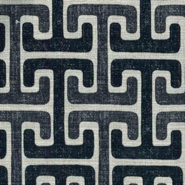 Commack Onyx by Norbar Designer Fabric 100% COTTON PAKISTAN 6 1/4"V 6"H 54 - Swanky Fabrics -