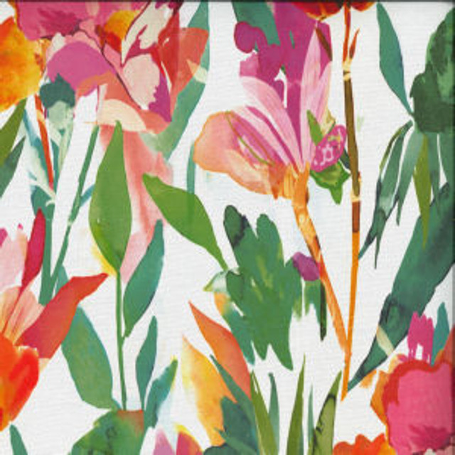 Kendall Multi by Norbar Designer Fabric 65% POLYESTER 35% COTTON SPAIN 27 1/2"V 27 1/2"H 55 - Swanky Fabrics -
