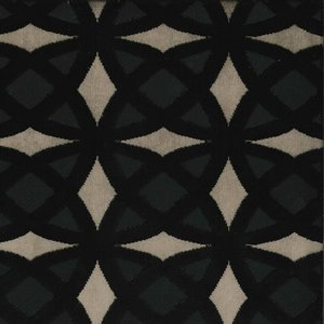 Kitson Ebony by Norbar Designer Fabric 75% POLYESTER 25% VISCOSE TURKEY 7"H 54 - Swanky Fabrics -