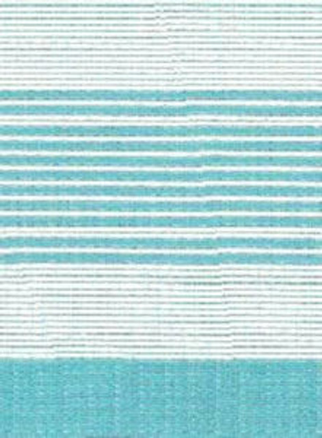 Oh Gee Turquoise 65 by Norbar Designer Fabric INSIDE OUT 100% SOLUTION DYED ACRYLIC GERMANY 5 1/2"V 54 - Swanky Fabrics -